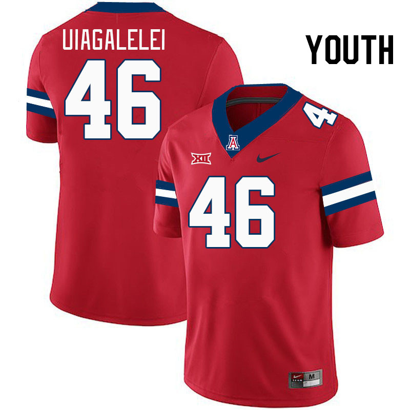 Youth #46 Ta'ita'i Uiagalelei Arizona Wildcats Big 12 Conference College Football Jerseys Stitched-R